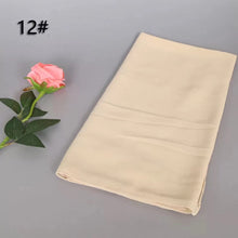 Load image into Gallery viewer, Long chiffon plain scarf/Shawl(85x180cm) (Nine colors)