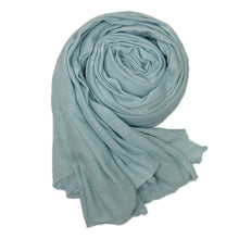 Load image into Gallery viewer, large plain long jersey scarf(twenty-nine colors)