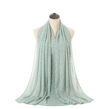 Load image into Gallery viewer, Long floral print chiffon scarf/Shawl (eight colors)
