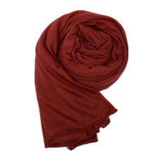 Load image into Gallery viewer, large plain long jersey scarf(twenty-nine colors)