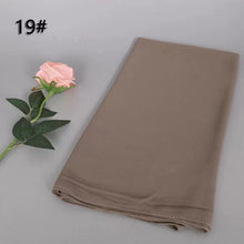 Load image into Gallery viewer, Long chiffon plain scarf/Shawl(85x180cm) (Nine colors)