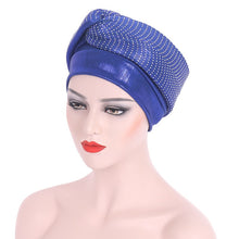 Load image into Gallery viewer, Shinning sequins turbans/hijabs 10-3 (10 colors)
