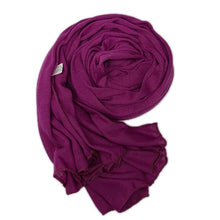 Load image into Gallery viewer, large plain long jersey scarf(twenty-nine colors)