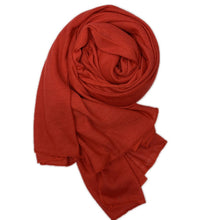 Load image into Gallery viewer, large plain long jersey scarf(twenty-nine colors)