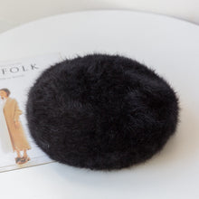 Load image into Gallery viewer, Angora beret hat 6 (eight  colours)