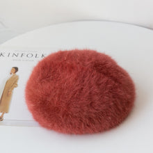 Load image into Gallery viewer, Angora beret hat 6 (eight  colours)