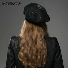 Load image into Gallery viewer, Cashmere Beret double side reversible