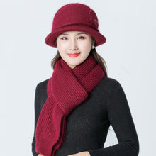 Load image into Gallery viewer, Winter knit Hat with brim 11 (Five colours)
