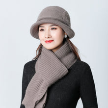Load image into Gallery viewer, Winter knit Hat with brim 11 (Five colours)