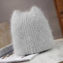 Load image into Gallery viewer, Winter angora unisex plain Hat 10 (Eight colours)