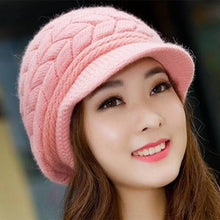 Load image into Gallery viewer, Winter Hat with brim 17 (Seven colours)