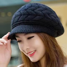 Load image into Gallery viewer, Winter Hat with brim 17 (Seven colours)