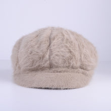 Load image into Gallery viewer, Winter Angora Hat with brim 13 (Eight colours)