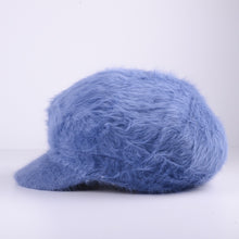 Load image into Gallery viewer, Winter Angora Hat with brim 13 (Eight colours)