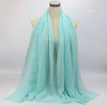 Load image into Gallery viewer, Large plain cotton Shawl/Scarf (twenty-four colours)