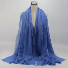 Load image into Gallery viewer, Large plain cotton Shawl/Scarf (twenty-four colours)