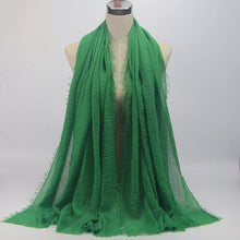 Load image into Gallery viewer, Large plain cotton Shawl/Scarf (twenty-four colours)