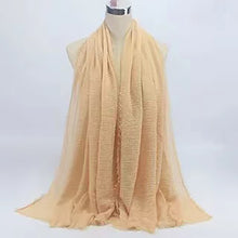 Load image into Gallery viewer, Large plain cotton Shawl/Scarf (twenty-four colours)