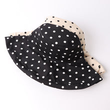 Load image into Gallery viewer, Summer/Spring large polka dot brim Hat (Two colors)