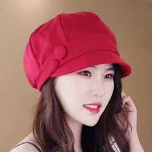 Load image into Gallery viewer, New style octagonal plain cap with soft brim  (Five colors)