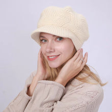 Load image into Gallery viewer, Winter Hat with brim 15-2 (Nine colors)