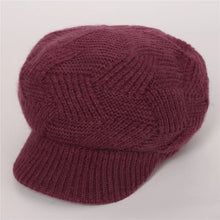 Load image into Gallery viewer, Winter Hat with brim 15-2 (Nine colors)