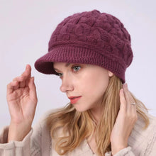 Load image into Gallery viewer, Winter Hat with brim 15-3 (ten colors)