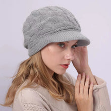 Load image into Gallery viewer, Winter Hat with brim 15-3 (ten colors)