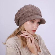 Load image into Gallery viewer, Winter Hat with brim 15-3 (ten colors)