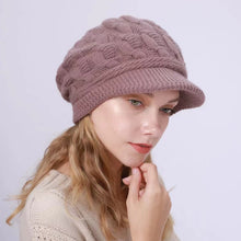 Load image into Gallery viewer, Winter Hat with brim 15-3 (ten colors)