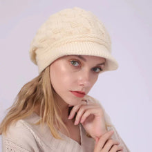 Load image into Gallery viewer, Winter Hat with brim 15-3 (ten colors)
