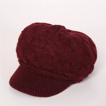 Load image into Gallery viewer, Winter Hat with brim 15-3 (ten colors)