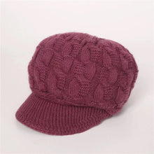 Load image into Gallery viewer, Winter Hat with brim 15-3 (ten colors)