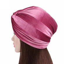 Load image into Gallery viewer, Twist velvet knotted headwrap (Eight colors)