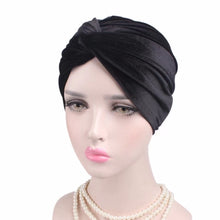 Load image into Gallery viewer, Twist velvet knotted headwrap (Eight colors)
