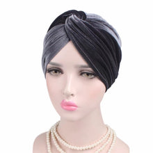 Load image into Gallery viewer, Twist velvet knotted headwrap (Eight colors)