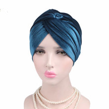 Load image into Gallery viewer, Twist velvet knotted headwrap (Eight colors)
