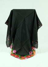 Load image into Gallery viewer, L-plain with some pattern on edge Square scarf (eleven colours)