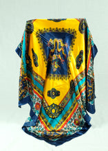 Load image into Gallery viewer, L-Dragan Patten design satin square scarf (three colours)