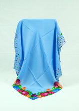 Load image into Gallery viewer, L-plain with some pattern on edge Square scarf (eleven colours)