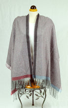 Load image into Gallery viewer, Winter wool feeling larger shawl designed with small check (Three colours)