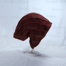 Load image into Gallery viewer, Knit crochet baggy beanie Winter Hat unisex 1 (Five colors)