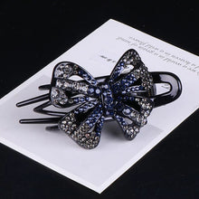 Load image into Gallery viewer, Sparkly Alligator Hair clips with butterfly (Four colours)