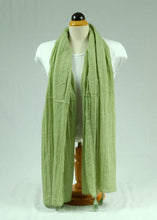 Load image into Gallery viewer, Plain cotton long scarf (Six colours)