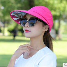 Load image into Gallery viewer, Summer sun plain Hat with brim 8 (Seven colours)
