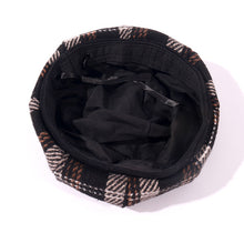 Load image into Gallery viewer, Wool check plaid Beret