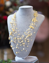 Load image into Gallery viewer, Freshwater pearl necklace designed with mult-strands