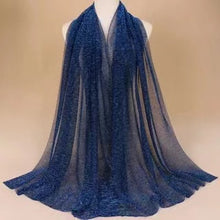 Load image into Gallery viewer, Long lace trendy gilding Scarf/Shawl (Nine colors)