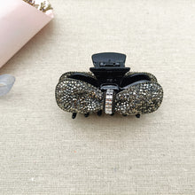 Load image into Gallery viewer, Classic middle Claw Hair clips with rhinestones (three-colours )