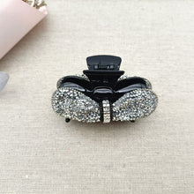 Load image into Gallery viewer, Classic middle Claw Hair clips with rhinestones (three-colours )